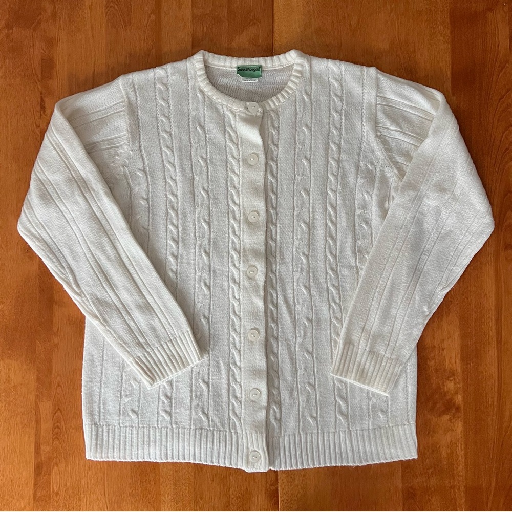 Sana Morgan Cable Knit Cardigan